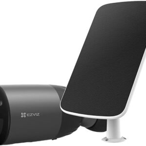 BC1c 2K+ Solar Charging Panel-F Smart Home Battery Camera Kit  All-Day Recording with Always-On Video Mode