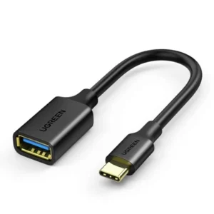 UGREEN USB-C Male To USB 3.0 A Female OTG Cable 15cm (White) 30702