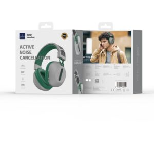 WIWU Solar Headset TD-06 Gray + Army green