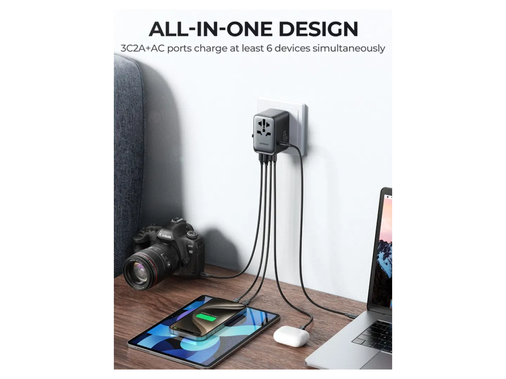 JoyRoom JR-TCW02 65W Universal Travel Adapter - Image 2