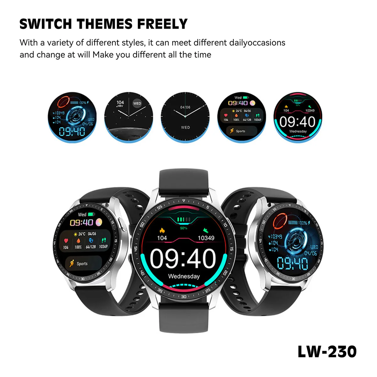 LENYES SMART WATCH LW230 - Image 3