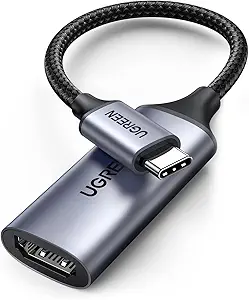 UGREEN USB C to HDMI Adapter Cable 4K@60Hz Aluminum Type C Thunderbolt 4/3 Converter Male to Female