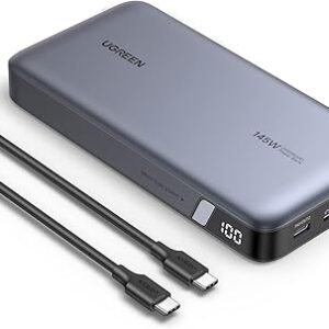 UGREEN Power Bank 25,000mAh 145W Laptop Portable Charger, Nexode 3-Port USB C PD
