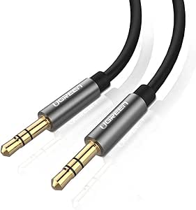 UGREEN 10733 1 m 3.5 mm 3.5 mm BLACK AUDIO CABLE – AUDIO CABLE (3.5 mm, Male, 3.5 mm, Male, 1 m, Black)