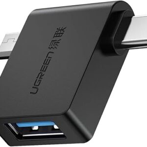 UGREEN Micro USB Male + USB-C to USB 3.0 Female OTG Adapter - 30453