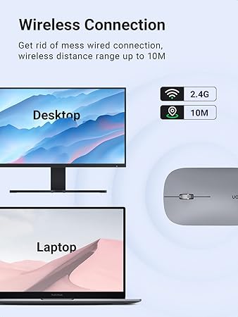 UGREEN 90373 PORTABLE WIRELESS MOUSE - Image 2