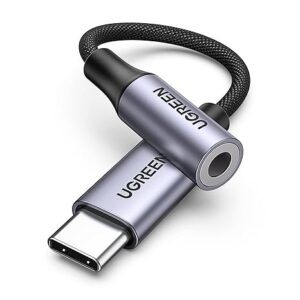 UGREEN USB C to 3.5mm Audio Adapter Type C to Headphone Aux Jack