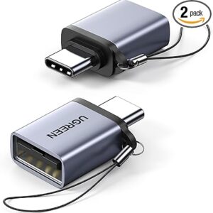 UGREEN USB-C Adapter (2 Pack), USB-C Male to USB 3.0 Female Adapter