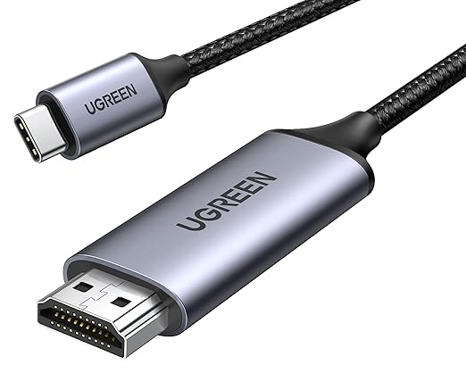 UGREEN USB C to HDMI Cable (4K@60Hz) 3.3FT, Type C to HDMI Adapter Thunderbolt 4/3 to HDMI
