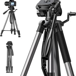 UGREEN Camera Tripod Stand 69''/175cm Heavy Duty Stand Adjustable Professional Tripod Holder