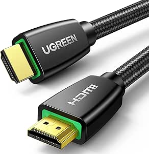 UGREEN HDMI Cable 4K@60Hz 2K 1440P@144Hz HDMI 2.0 ARC Lead Male to Male 18Gbps High Speed Ultra HD HDR UHD HDCP 2.2 Ethernet