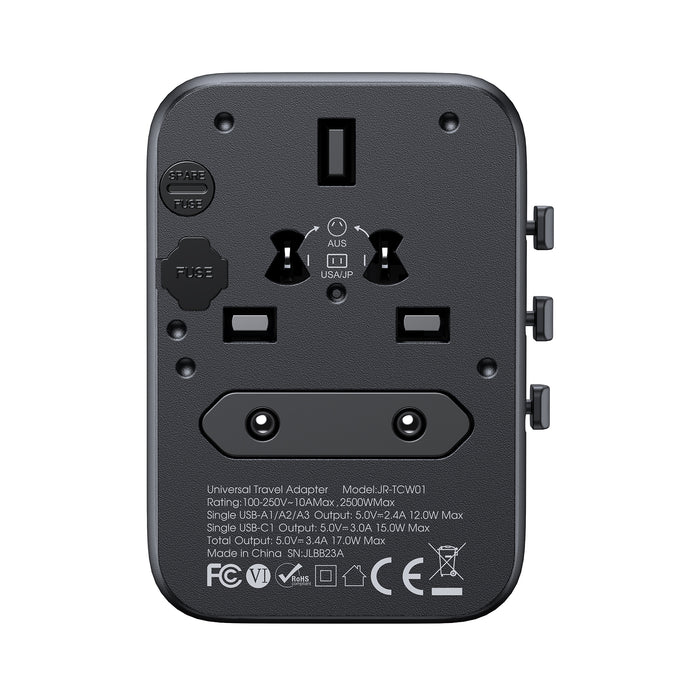 JOYROOM JR-TCW01 17W Universal Travel Adapter - Image 3