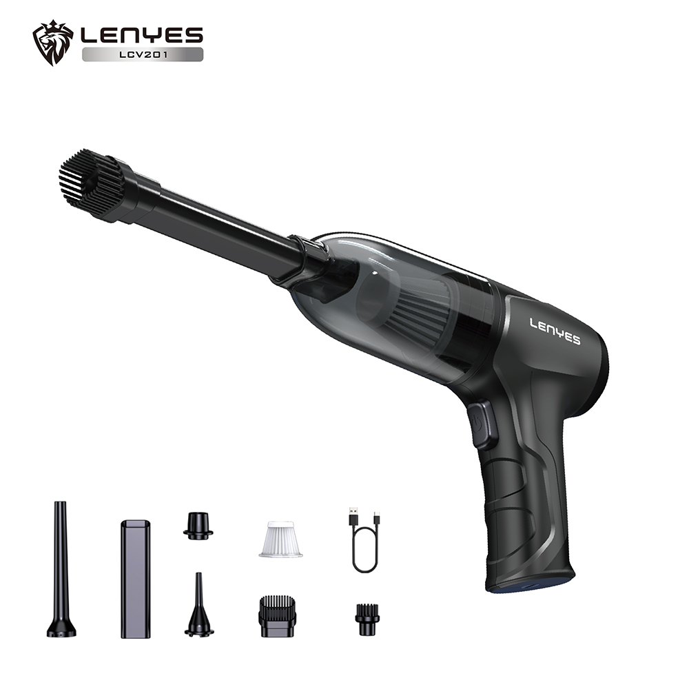Lenyes LCV201 – 4-in-1 Cordless Car Vacuum Cleaner