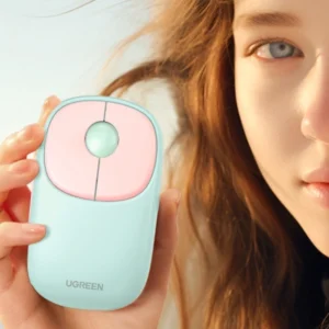 UGREEN FUN+ MU102 2.4G+BT Wireless Mouse  (Pink)