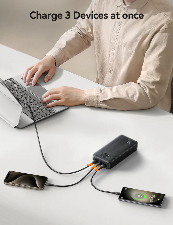 JOYROOM JR-PBF16 22.5W LED Power Bank 20000mAh - Image 3