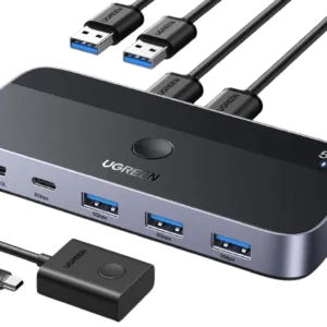 UGREEN USB 3.0 Switch 2 Computers Sharing USB C & A Devices